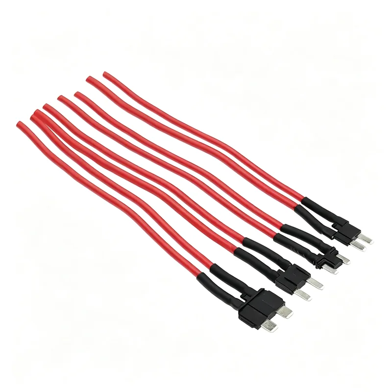 5pcs Car Dual line Simple Fuse Power Socket Standard Mini Micro 2 12V 24V Fuse Box Socket Non Destructive Modification Line