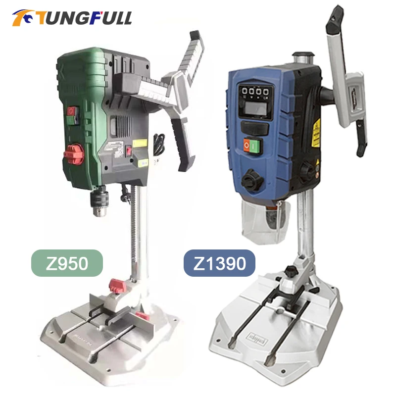 950W/1390W Precision Mini Bench Drill Variable Speed Industrial Grade Woodworking Benchtop Drill Press Drilling Machine 220V