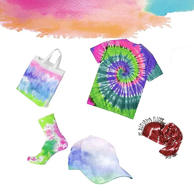34Colors Available 10g Fabric DIY Tie Dye Powder Color Change Free Cooking Color Dye For Fabric Bag Clothes Suit Decorating