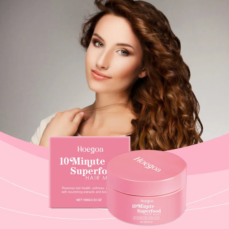

Nourishing Hair Mask For Dry Damaged Hair, Deep Hydrating Treatment, Frizz Control & Repair, 10 Minute Conditioning Care
