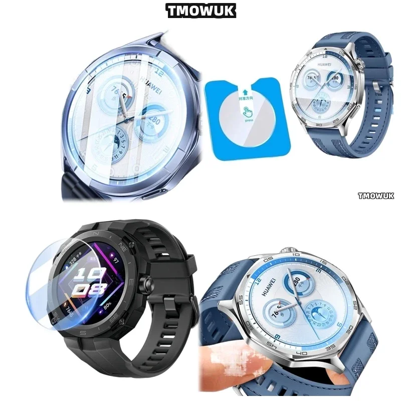 Crystal Clear Glass Shield For Huawei Watch GT5 GT4 GT3 GT2 Pro GT - 46mm 41mm, Anti-Scratch