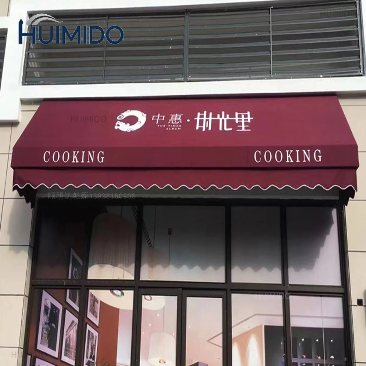 French canopy courtyard folding villa fixed canopy custom semi-circular decorative window waterproof canopy professional