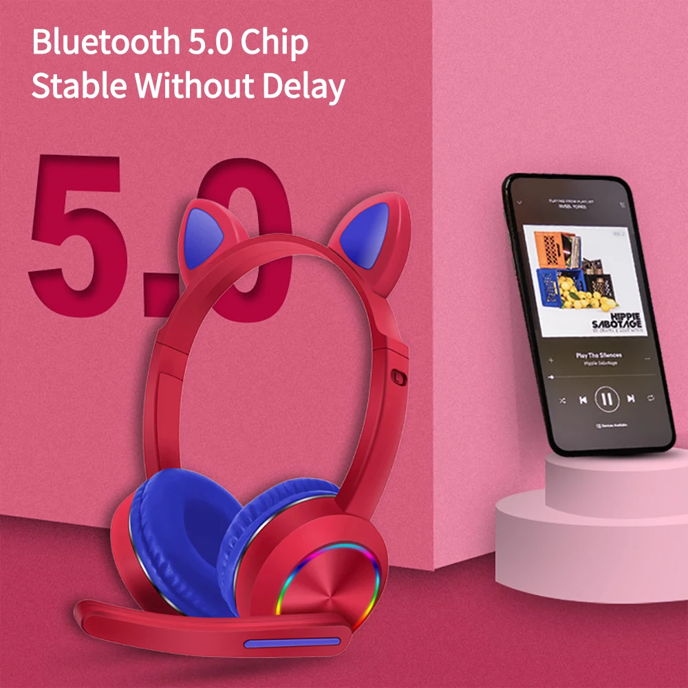 Niedliche Katzen ohr Bluetooth – Cat Ear Bluetooth Headset Led Bewertung und Preis