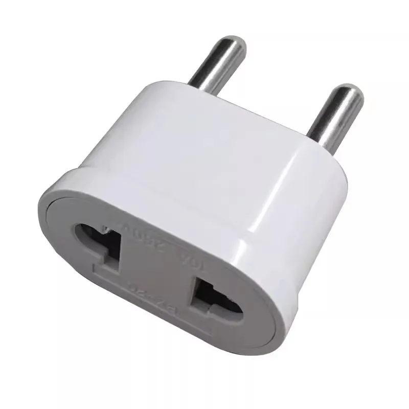 European regulation power adapter plug BX-20 Two round foot two-hole socket European standard converter German standard copper