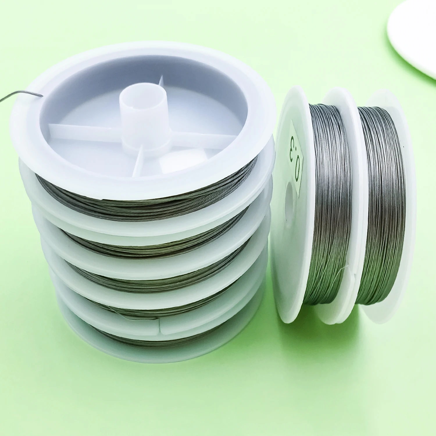5 Roll 0.3-0.8mm Flexible Steel Beading Wire For DIY Jewelry Making Bracelet Necklace Craft Wire Supplies 8-25m - view 6
