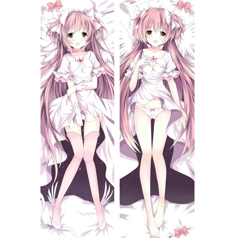 

60x180cm Anime Puella Magi Madoka Magica Pillow Case Dakimakura Otaku Waifu Hugging Body Throw Pillowcase Bedding Decor Gift