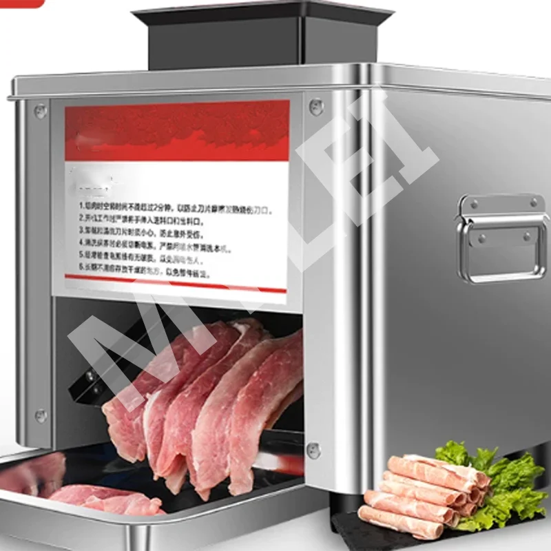 Table Top Electric Commercial Stainless Steel Shredder Section Dice Meat Cutter Seaweed Mushroom Machine for Sale