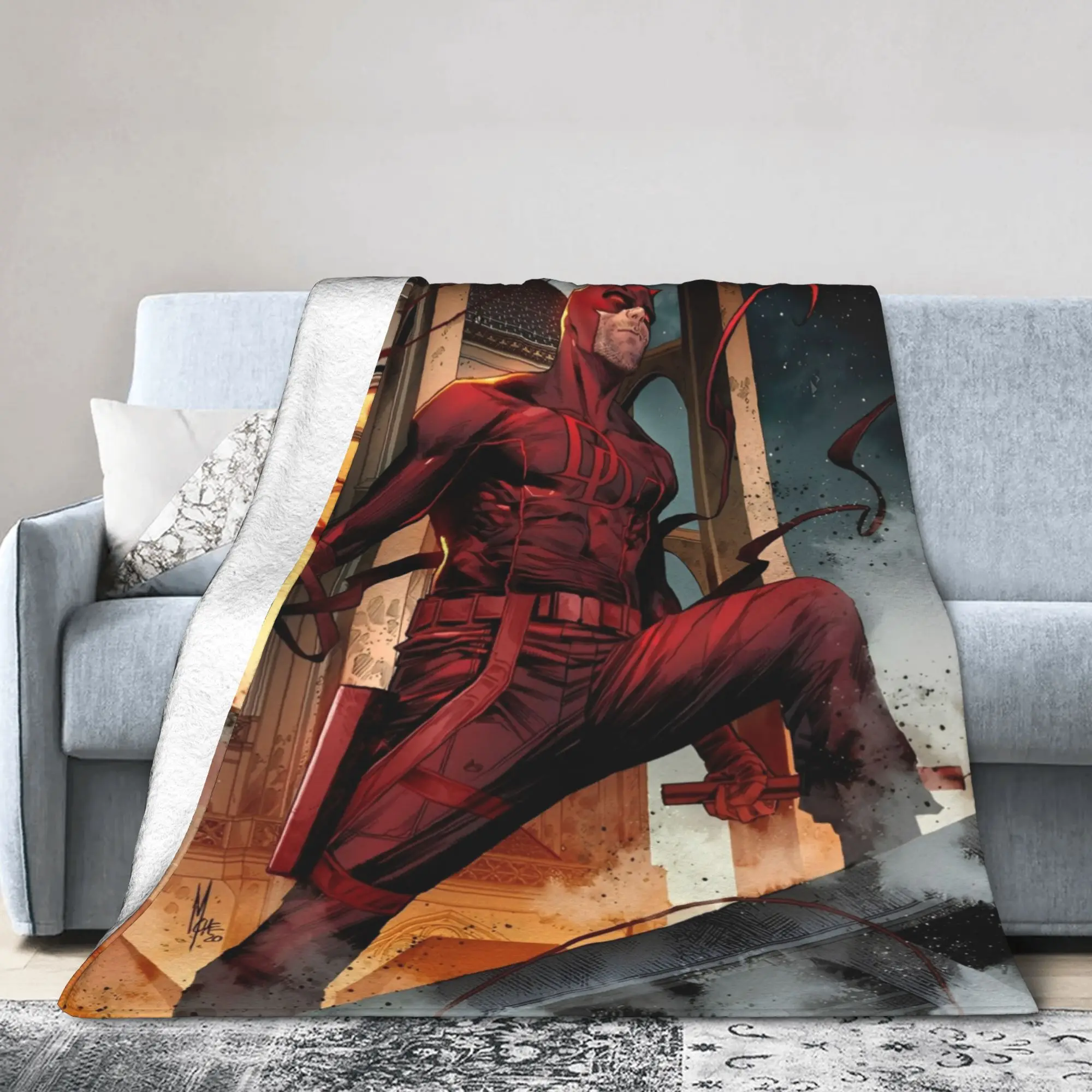 

Одеяло с изображением Сорвиз без страха, фланелевое одеяло с героями мультфильмов, крутое теплое одеяло для самолета, дорожное одеяло, многофункциональное