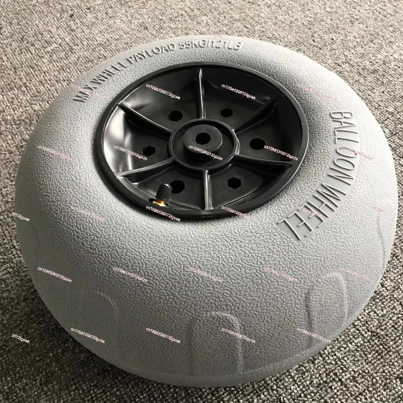 

12 inch PU inflatable beach wheel, balloon tire for kayak trailer Y05010