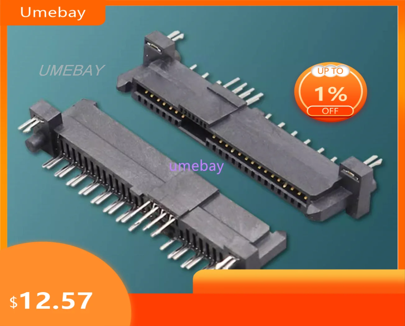 10pcs /  SAS29P female seat 180 degree double row straight insertion misaligned foot strap harpoon plastic positioning column