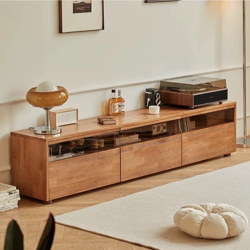 Retro Modern Tv Stands Living Room Storage Cabinets Organizer Designer Tv Table Aesthetic Minimalist Muebles Trendy Furniture