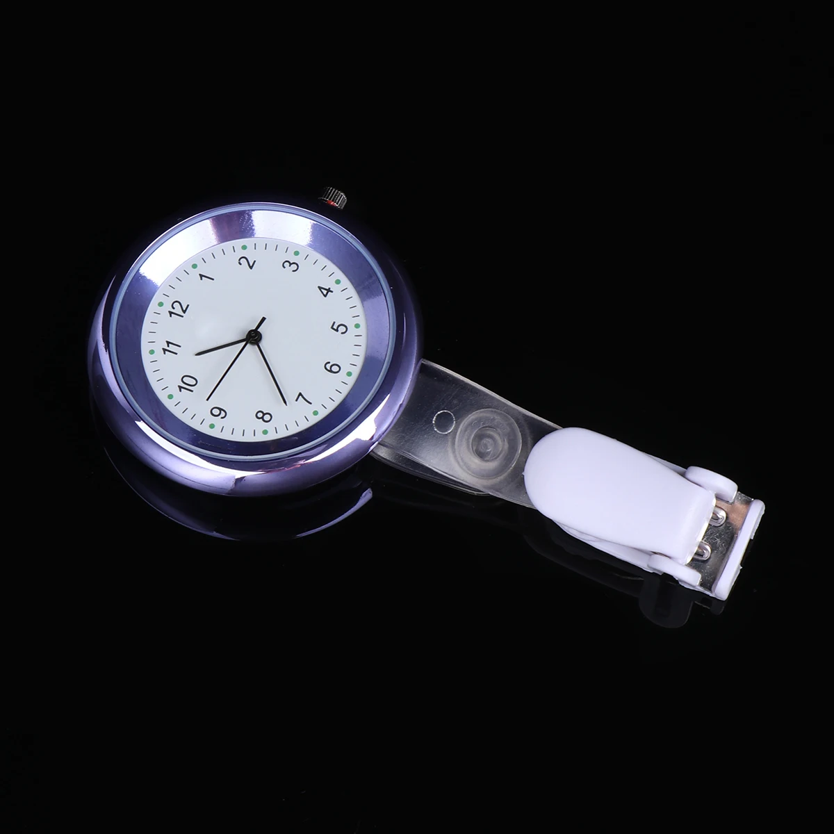 

Stylish Nurse Pocket Watch Durable Alloy Material Accurate Quartz Gift Black () Portable Hanging Watch For