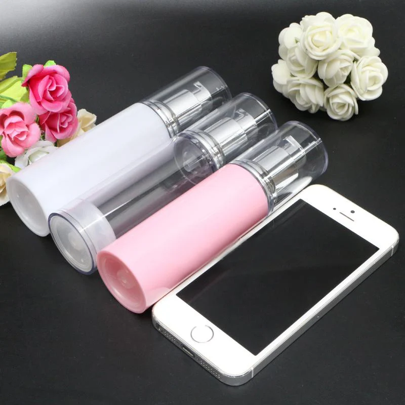40ML white/clear/pink  plastic airless pump bottle  serum/lotion/liquid foundation/essence/emulsion skin care cosmetic packing