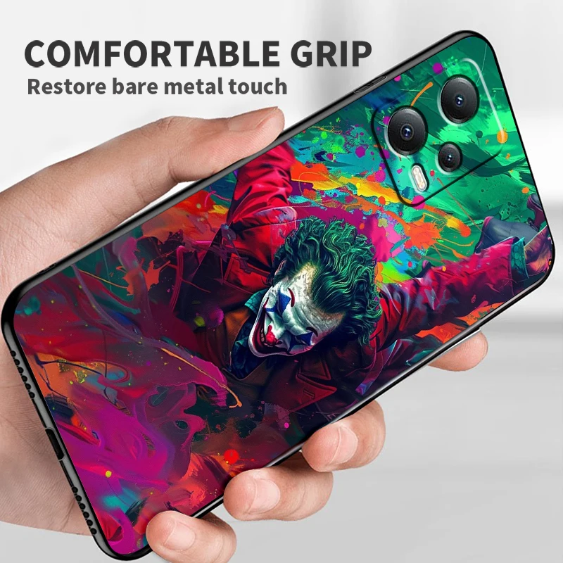 J-Jokers Anime Luxury Cute For Xiaomi Redmi Note 13 12R 12 12S Turbo 11 11T 11S 10 10S Pro Plus 5G Black Cover Phone Case