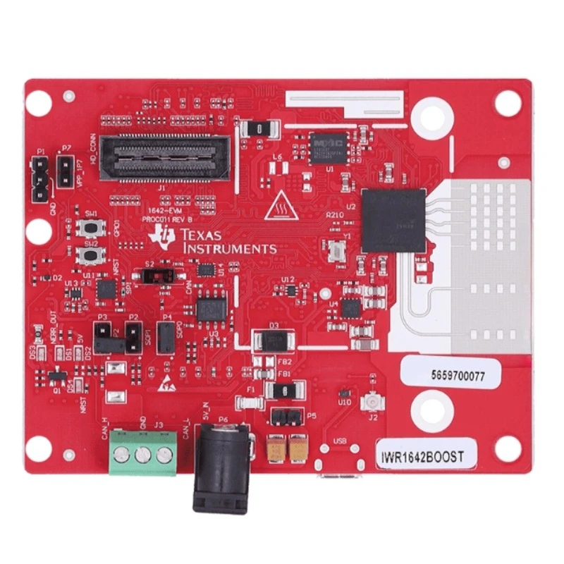 TopElec IWR1642BOOST IWR1642 76-81GHz Single-Chip Millimeter-Wave Sensor High-Precision for Vehicle ADAS Sensing