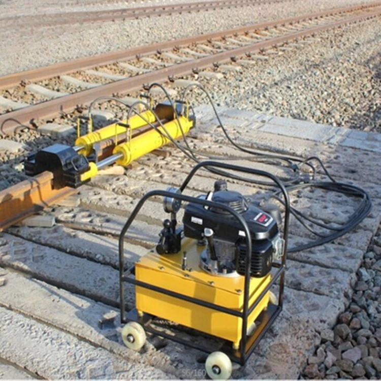 Rail stretching machine YLS-400 hydraulic rail stretching machine, railway high-speed rail repair stretching machine