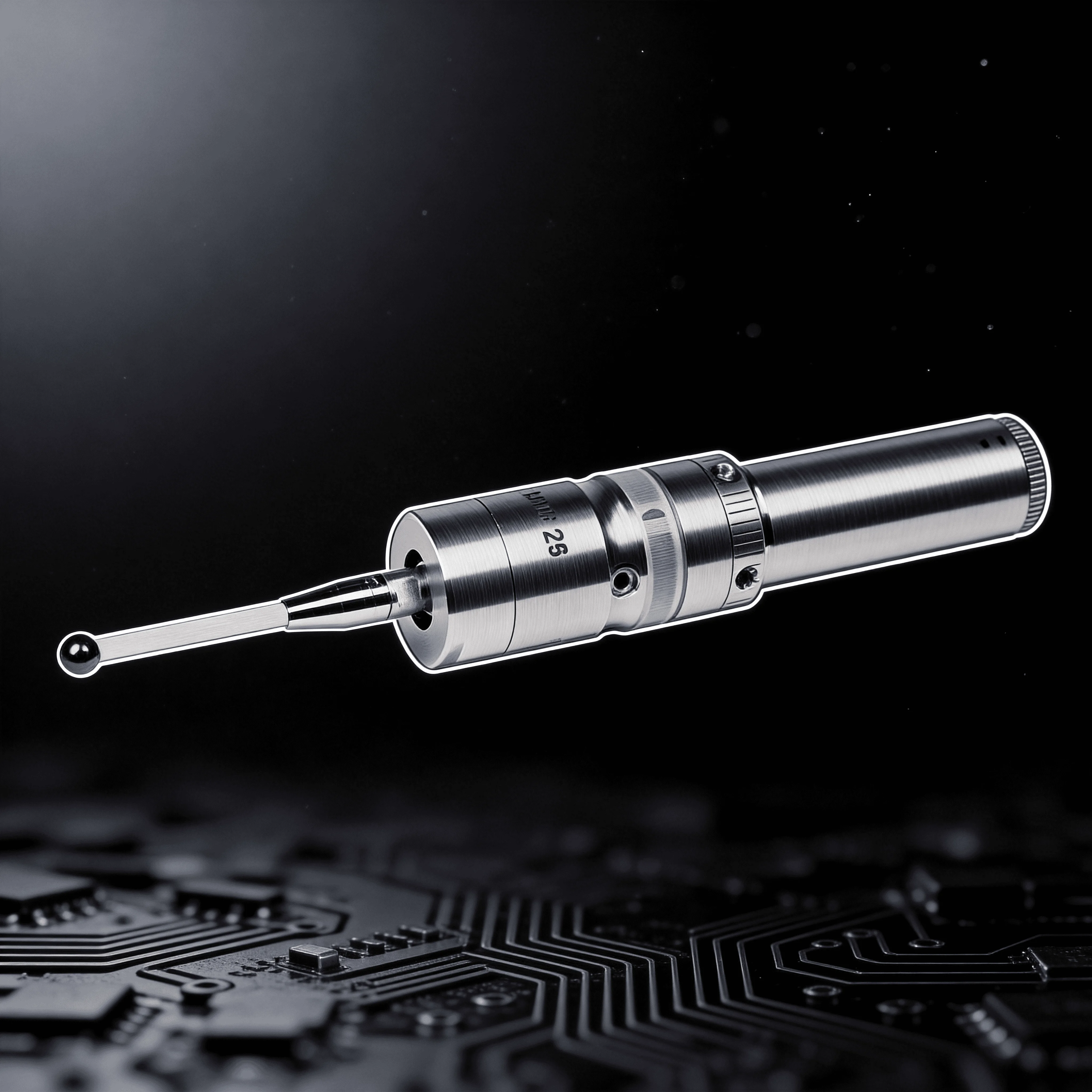 MMP25 3D photoelectric edge finder gem probe ceramic probe CNC workpiece finding processing sub-Rod