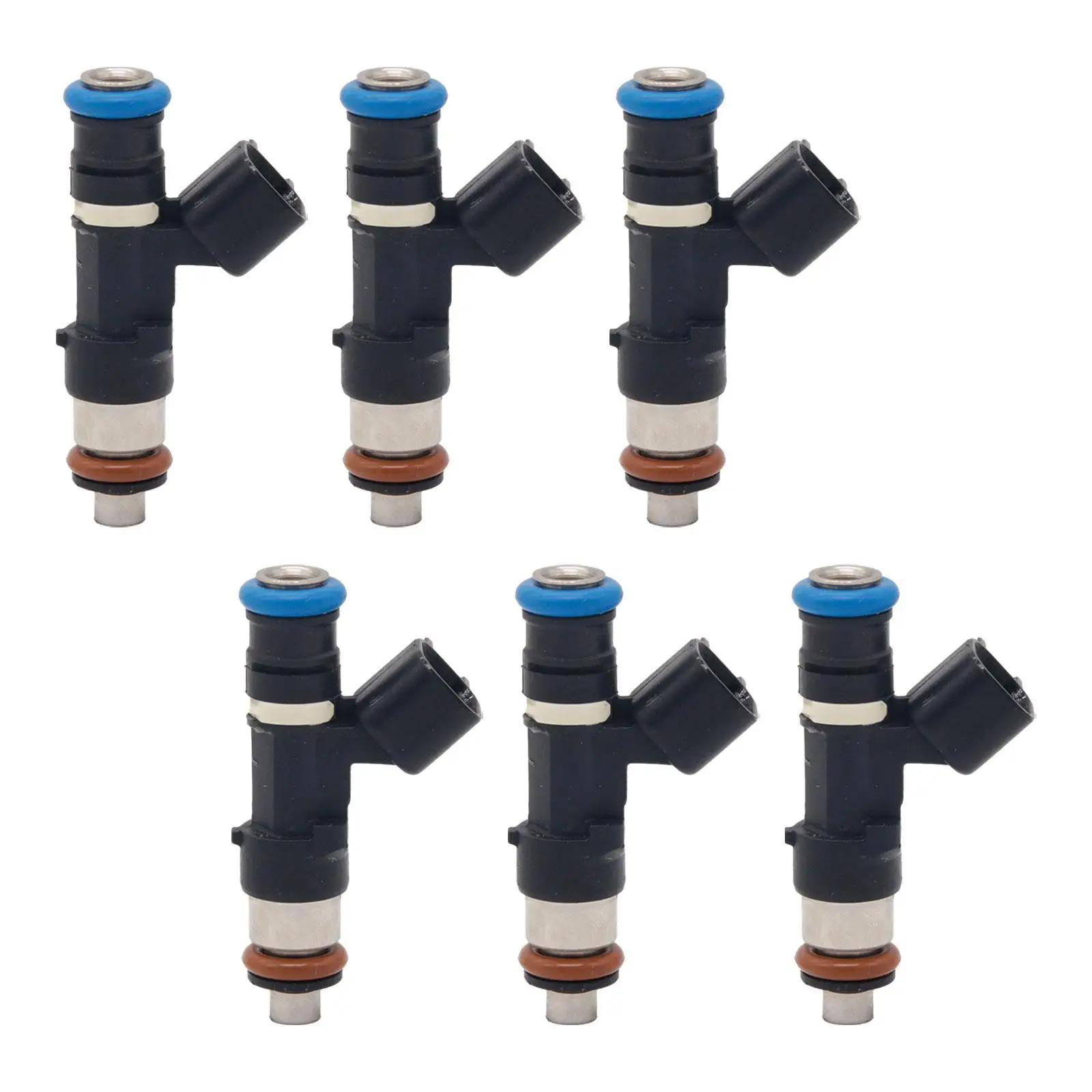 Auto Fuel Injectors Pack 6 15830 FJ818 0280158055 for Ford Mustang Ranger 4.0L Direct Replacement Fit