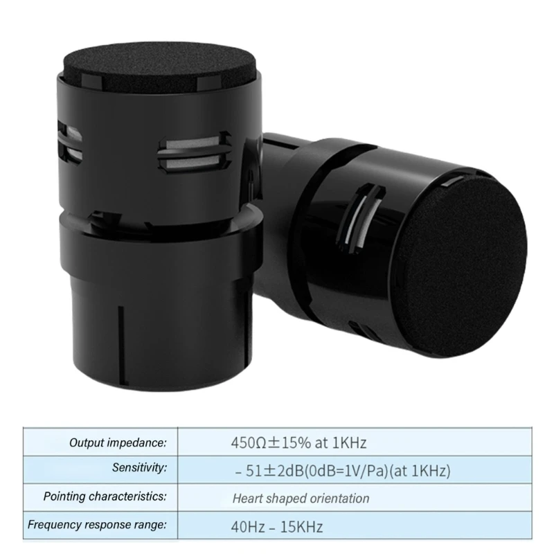 Cápsulas microfone dinâmicas antiinterferência, núcleos microfone para apresentações dropshipping