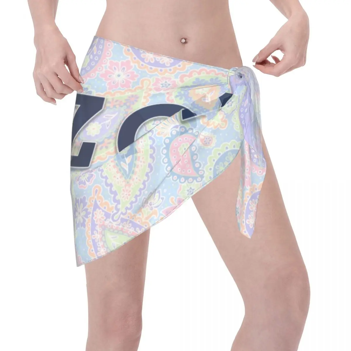I-izodes – Sarongs courts personnalisés pour femmes, enveloppe de plage, impression 3D, pour maillots de bain, Bikini, Cover-up pour maillot de bain