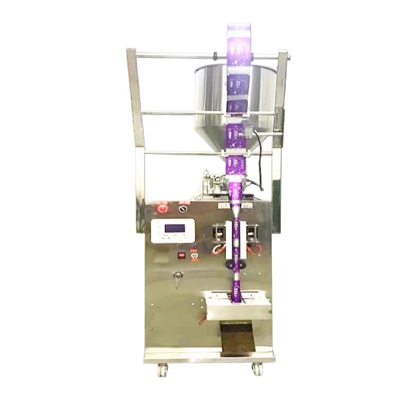 Small Sachet Packet Filling Sealing Machine Automatic Liquid Sauce Oil Juice Water Packing Machine Strip-shaped Desig Customized
