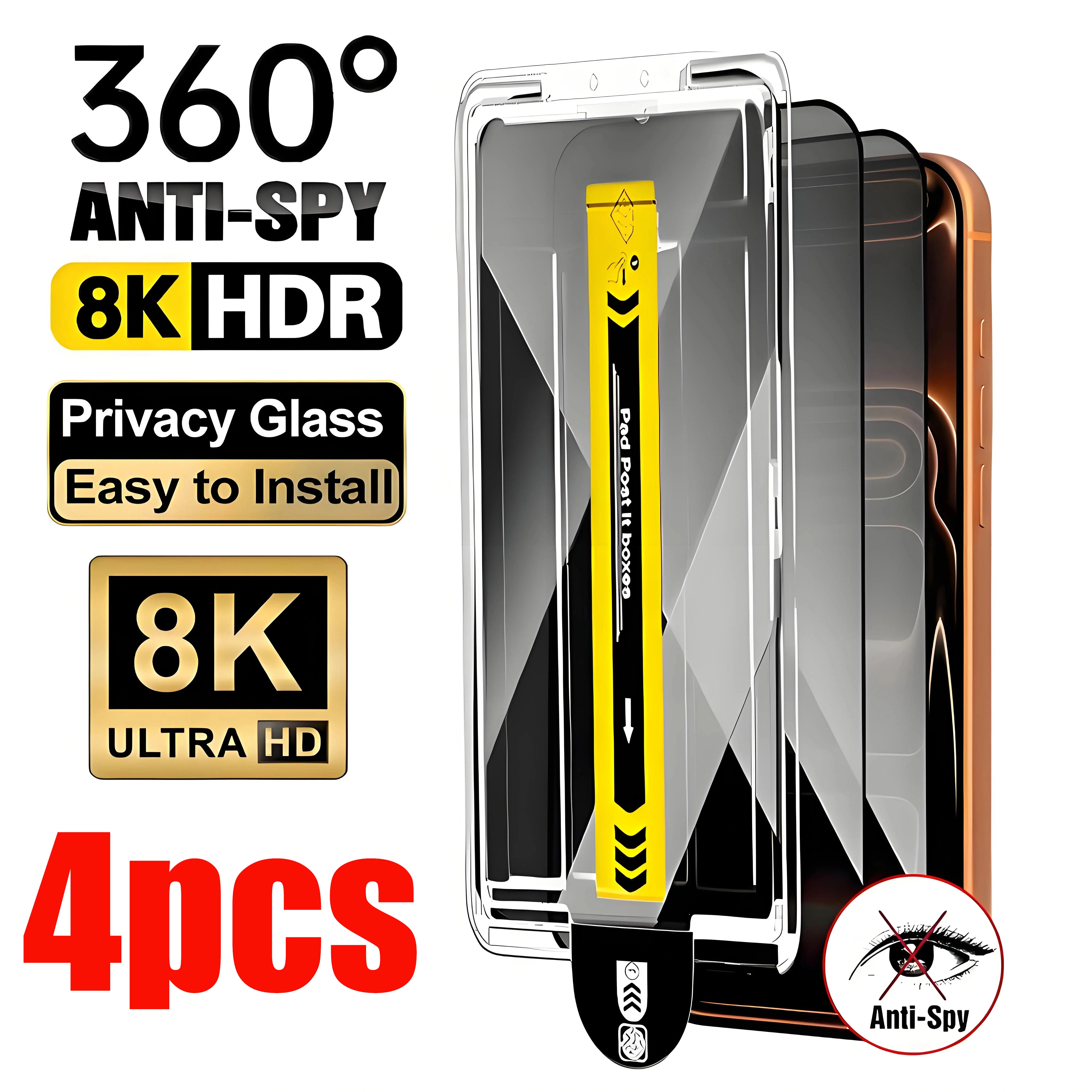 Drone Xiaomi Rc - 4PCS Anti Spy Screen Protector For
