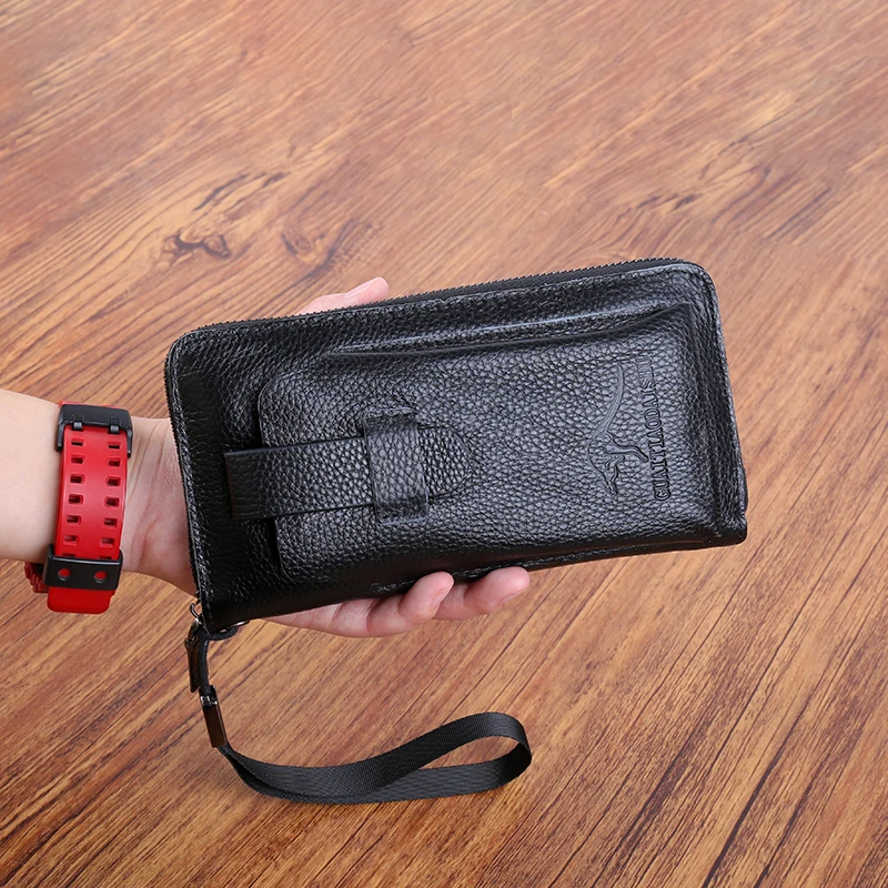 أزياء الرجال الجديدة محفظة من البولي يوريثان حافظة للبطاقات حقيبة يد أرض الإنسان bolsos الفقرة hombre 가방 cadeau أوم حقيبة رجالية #3