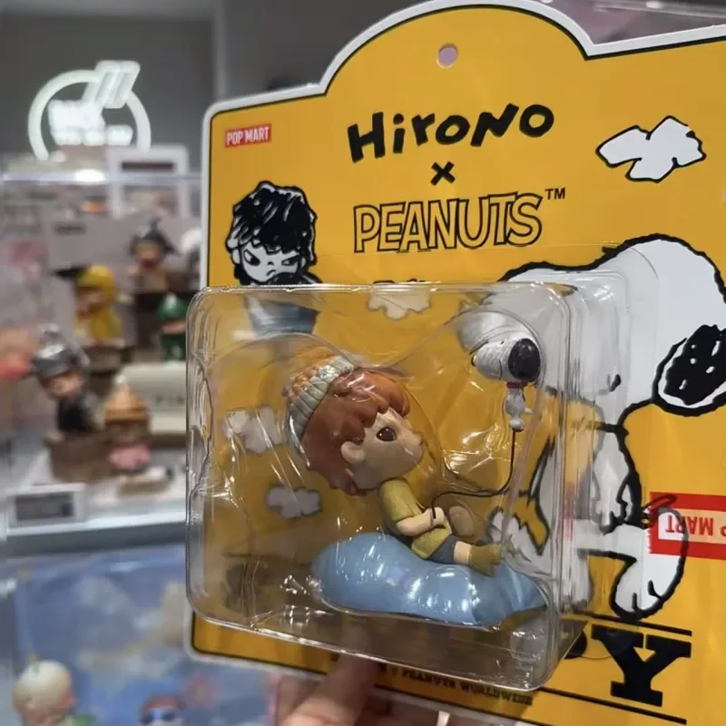 POP MART Hirono x SNOOPY Series Random Box Blind Box Toys Mystery Box Guess Bag Cute Anime Figure Desktop Ornaments Collection view 6