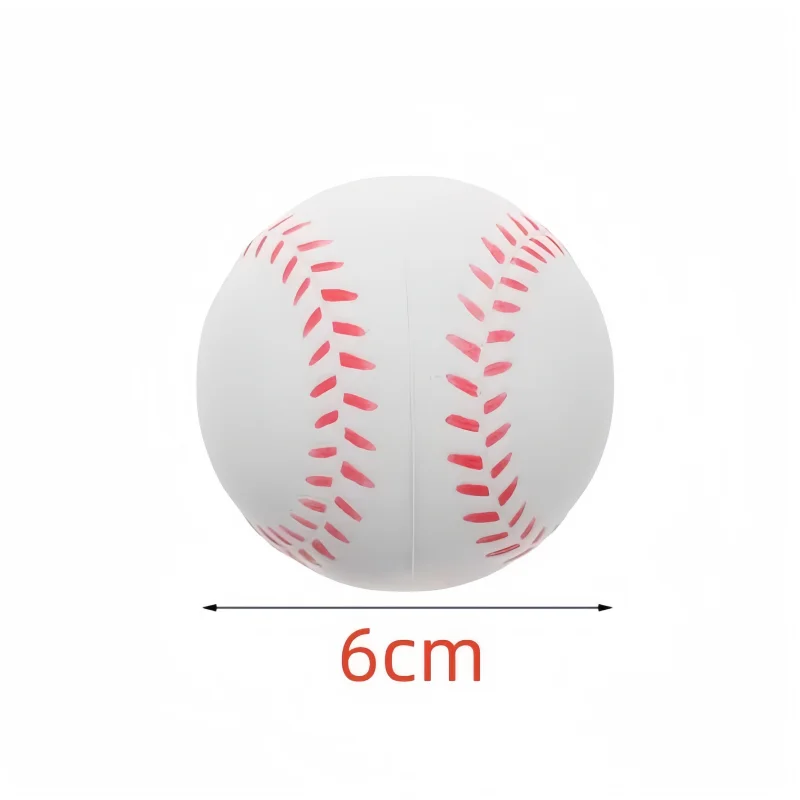 2pcs PU Baseball Soft Sponge Ball Toy Outdoor Sport Practice Trainning Base Ball Kids Decompression Indoor Outdoor Toy Ball