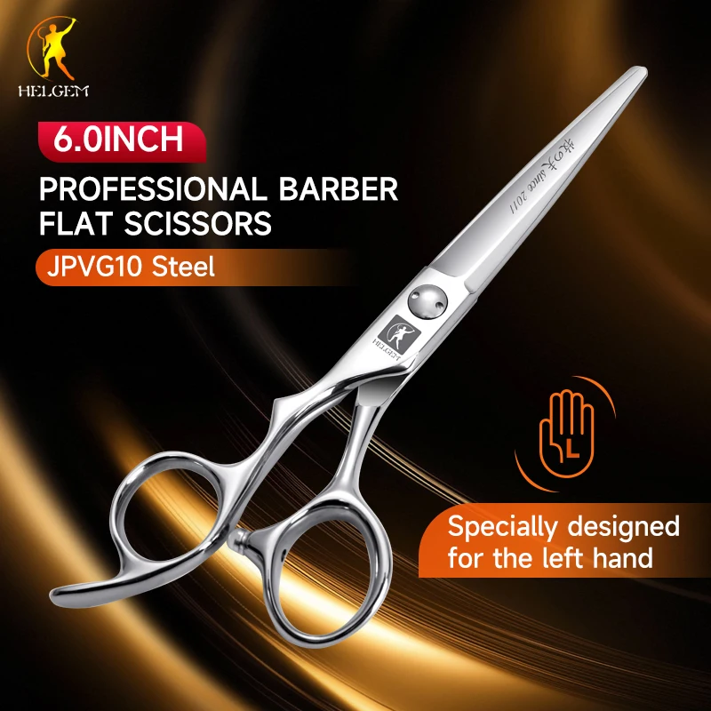 

Helgem Высокая твердость JPVG10 Парикмахерские плоские ножницы 6-дюймовые ножницы Haridress для салона