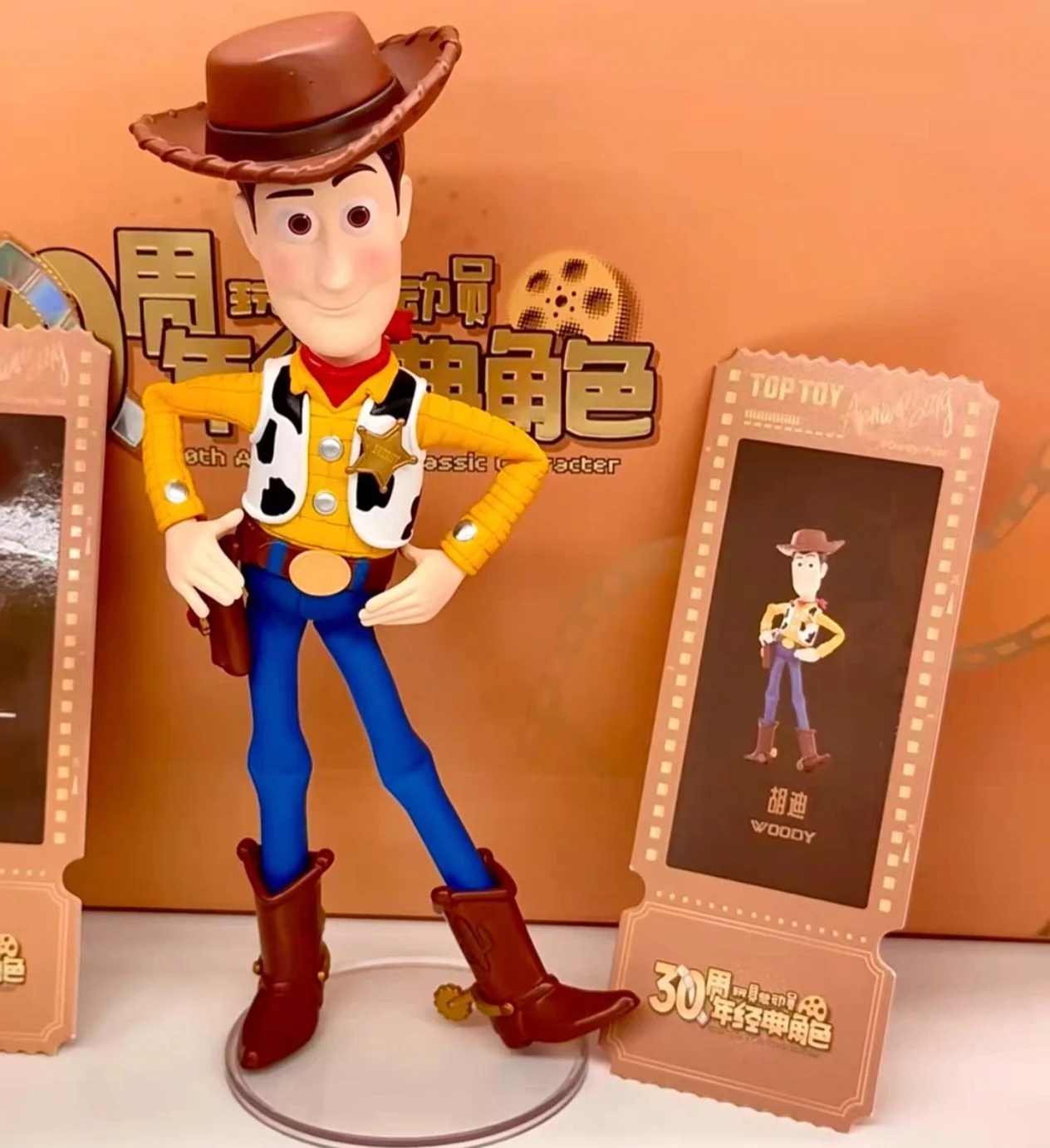 Scatola cieca originale Toy Story per il 30° anniversario Woody Buzz Lightyear Scatola misteriosa Ornamenti Scatola a sorpresa Regalo di compleanno Kawaii