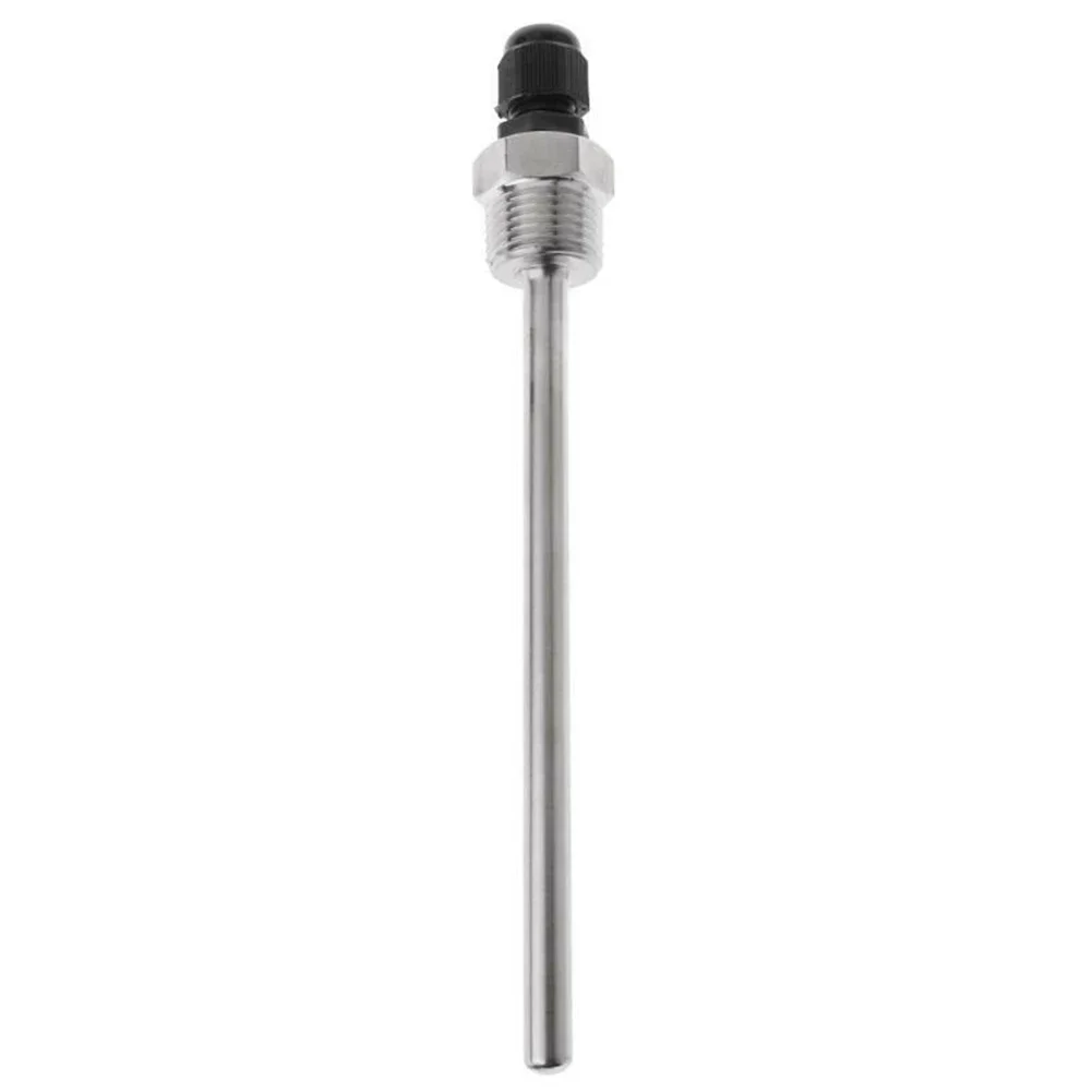Adaptador de termocélula de acero inoxidable 304, rosca DN15 de 1/2G para Sensor de temperatura, 30-200mm, 250 Celsius, piezas de herramientas de calefacción