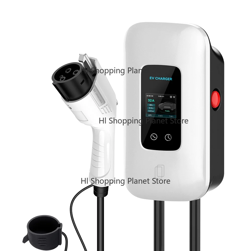 Type 1 AC EV Charger 7Kw 11Kw 22Kw Wallbox Electric Vehicle Fast Charging Pile Wall-mounted Electric Car AC EV Charging Station