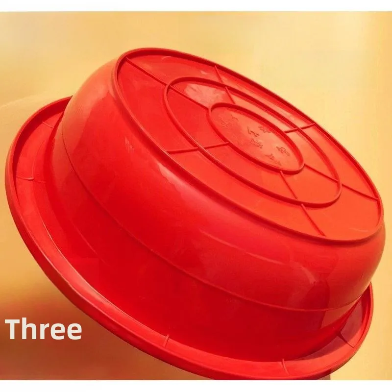 

Large round Plastic Bath Tub Vintage Style Shower Basin Family Laundry Basin Household Personal Hygiene Cleaning Tool