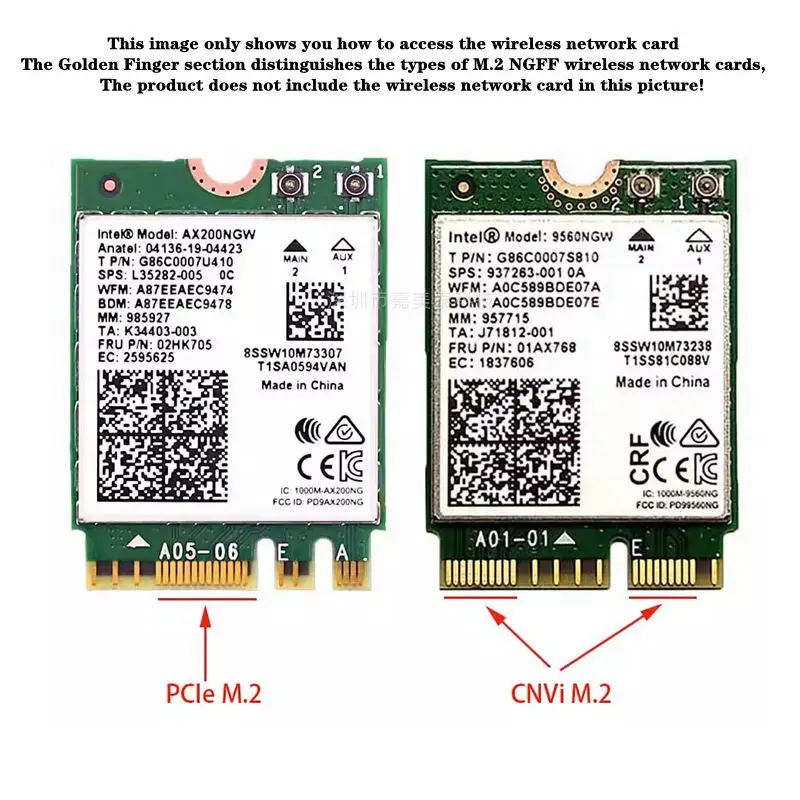 ミニワイヤレスネットワークカード,pcie,キー,m.2 ngff,wi-fiインターフェイスアダプター