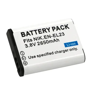 Nikon Coolpix B700, P900s, P900, P610s, P610, P600, S810c için uygun olan kameradan EN-EL23 Pil takımı, 2650mAh, EN-EL23 Pildeki en iyi 10 satış, el feneri x900-no. 6