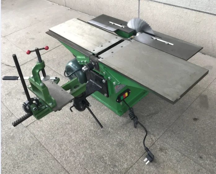 

Многофункциональный деревообрабатывающий станок: рейсмус, строгальный станок, электропила, настольная пила, настольный рейсмус