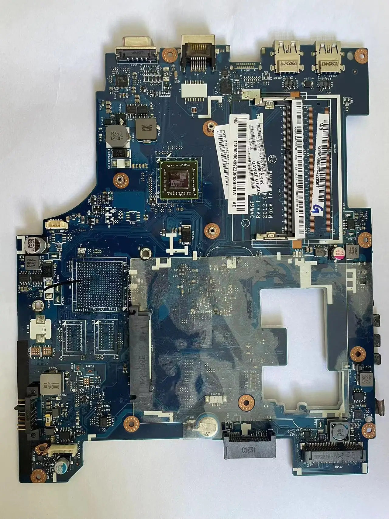 

Original for Lenovo G485 laptop motherboard G485 E1-1200 QAWGE LA-8681 Test 100%