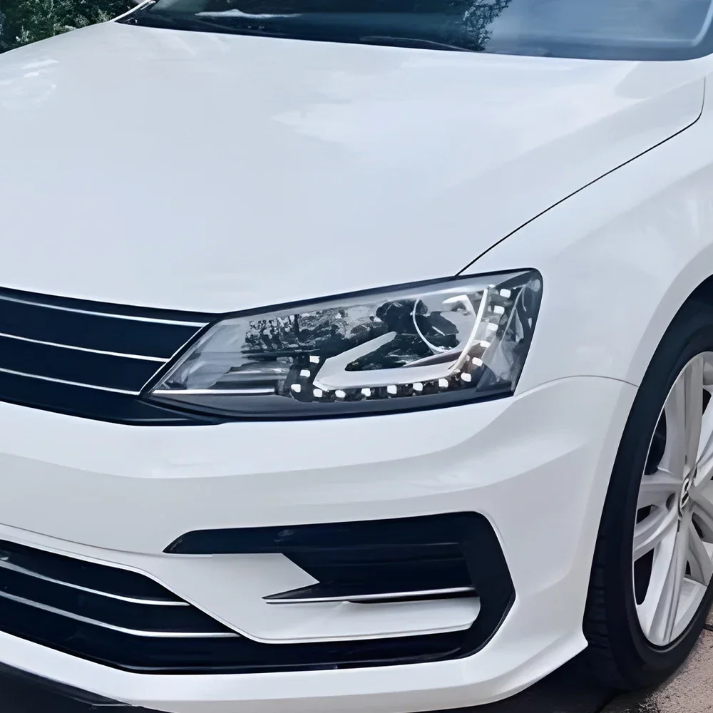 

Car Head Lights Assembly For VW Jetta Sagitar 2012-2018 Upgrade High Configuration LED Auto Headlight Projector Lens Accessories
