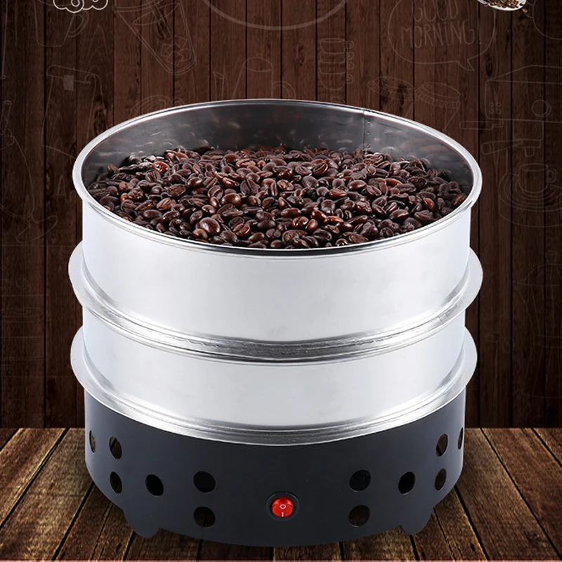 1000G Household Small Coffee Bean Roaster High Suction Stainless Steel Cooler Cooling Plate With Filter Radiator