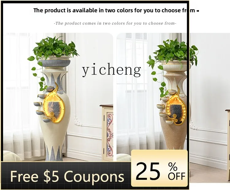 

L7- high-end circulating water flow ornament decoration floor-to-ceiling fountain transfer ball landscape