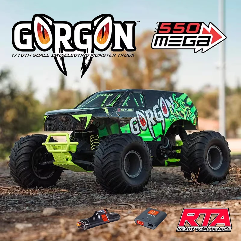 

Arrma 1/10 Gorgon Demon Snake Матовый задний привод Внедорожный радиоуправляемый радиоуправляемый электрический автомобиль Модель автомобиля Полностью герметичный аккумуляторный отсек