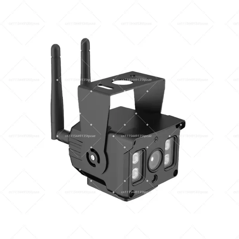 Full HD 1080P 4G SIM & WiFi IP Camera, 2MP Metal Housing Waterproof Mini Monitoring Cam for Truck Excavator Outdoor Use