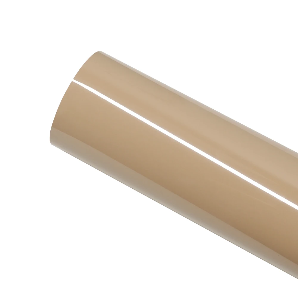 Ultra Gloss Sand Beige Vinyl Wrap Car Motorcycle Adhesive Vinyl Body Wrapping Film Waterproof PVC Auto Decal Car Accessories