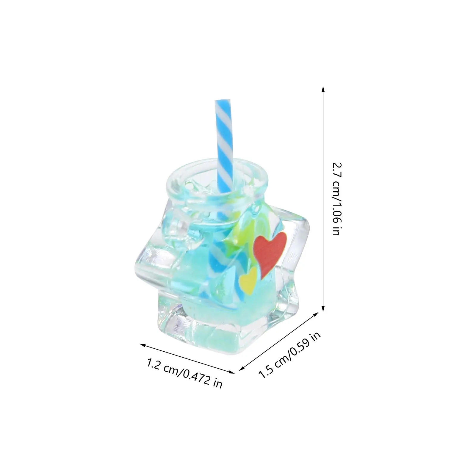 

20pcs Diy Resin Bottle Mini Bottle Charms For Jewelry Making Keychains Earrings Necklaces Crafts Pendants Small Lightweight