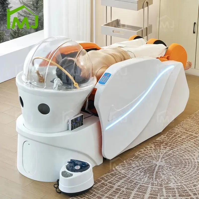 Hair Washing Facial Nursing Salon Electric Water Therapy Massage Japanese Head Spa Bed