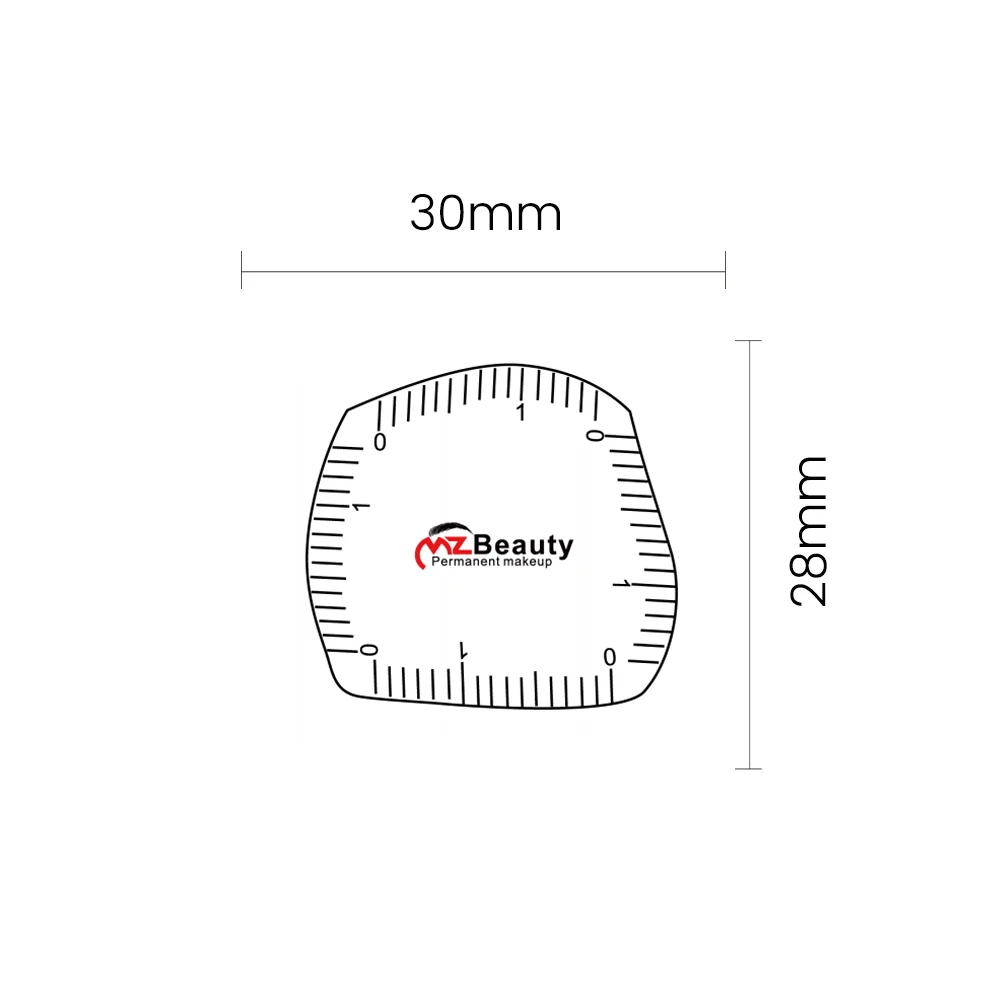 1 Minute Arch Brow Mapping ToolQuick Brow Shaping Ruler Eyebrow Stencils Template Fast Drawing PMU Eyebrow Hairstroke Eyeliner view 2