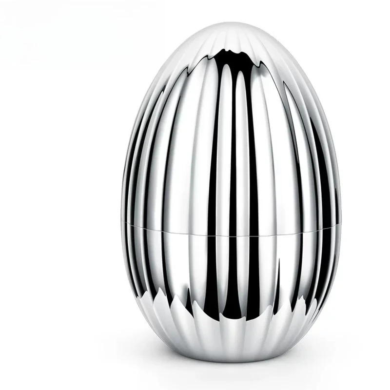 Silver dragon egg light luxury Nordic fork and spoon Western tableware set ornament company opening housewarming gifts