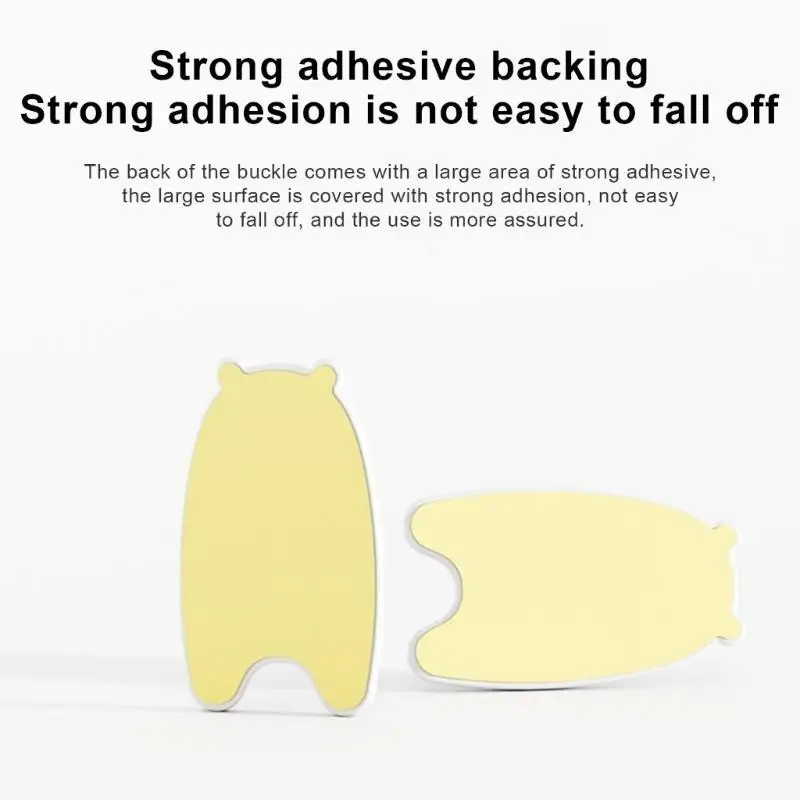 U13F 4 قطعة واقي قرص الباب الأمن فنجر الحماية الباب السدادات سلامة الطفل قفل الباب الحرس الكرتون الدب فنجر حامي #3