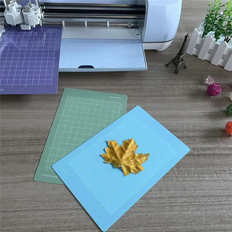 

A21Q -6PCS Cutting Mat For Cutter Plotter Super Grip 6.5X4.5Inches And 12X4.5Inches Cutting Pad Crafting Mat